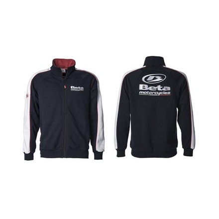 Felpa cotone con zip Paddock Beta Felpa cotone con zip Paddock Beta