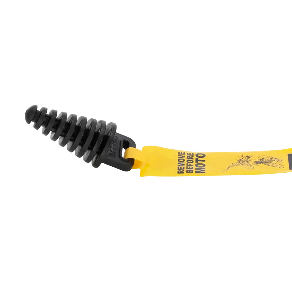 Tappo silenziatore in gomma Nero/Giallo Acerbis
