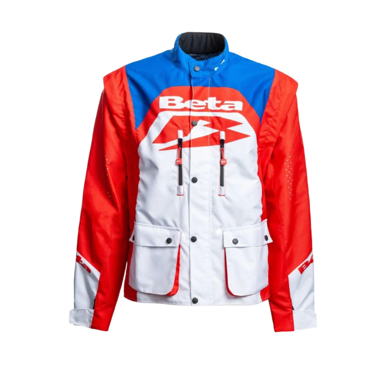 Giacca Enduro GP Smanicabile Beta Rosso/Bianco/Blu