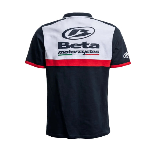 Polo Paddock Team Replica Beta blu/rosso/bianco