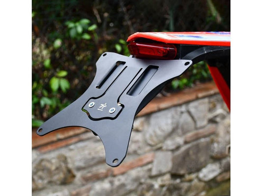 Supporto Targa Portatarga Estraibile Click Clack Septar Moto Enduro Off Road
