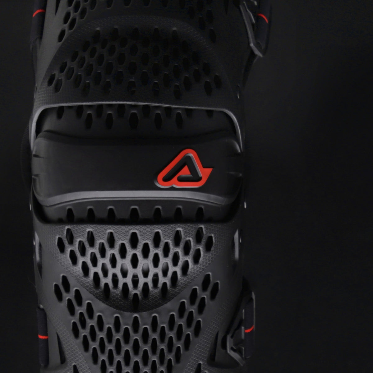 Ginocchiera Impact Pro Acerbis Nero Coppia