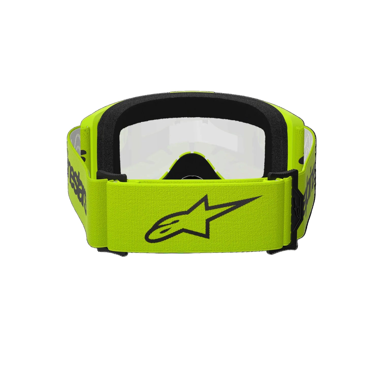 Maschera Alpinestars Vision 3 Wrmk Giallo Lente Trasparente