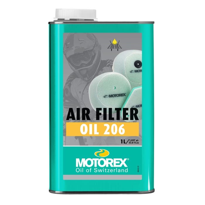 OLIO FILTRO ARIA LIQUIDO MOTOREX AIR FILTER OIL 206 - 1LT