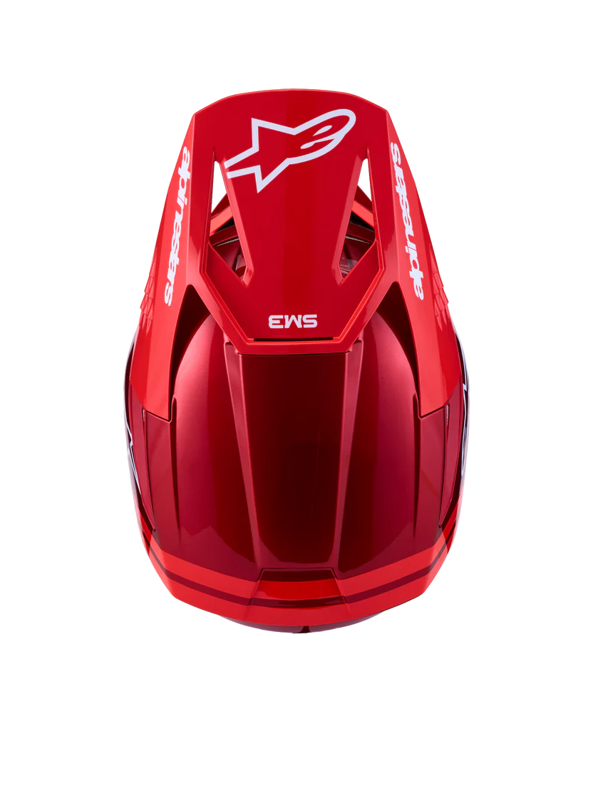 Casco Cross Alpinestars S-M3 Radium Rosso