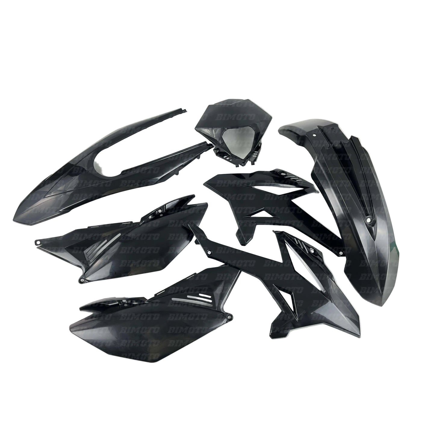 Original Beta RR 50 2T (2012-2020) Black Enduro Plastic Kit