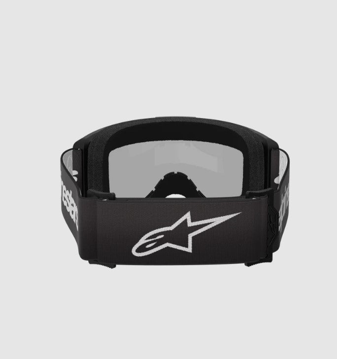 Maschera Alpinestars Vision 3 Wrmk Nero Lente Specchiata Argento