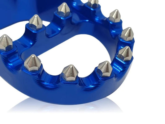 Pedane Maggiorate Ergal CNC Septar Beta RR 2T-4T (2020-2027) Blu
