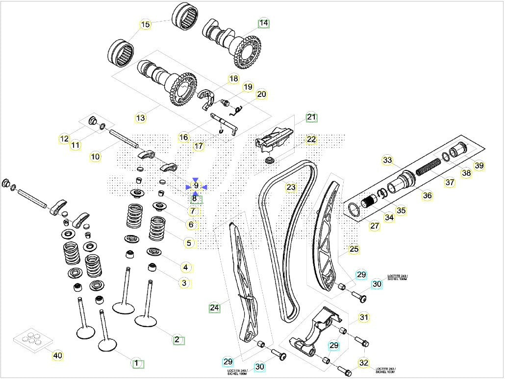 BILANCIERE BETA RR 350/390/400/430/450/480/520 4T 2010-2024
