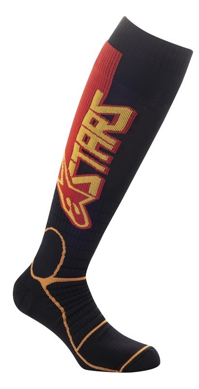 Calze cross Mx Pro Nero Rosso Alpinestars