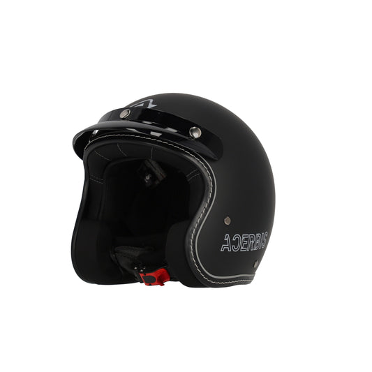 Casco demi jet Acerbis Skodela NERO OPACO
