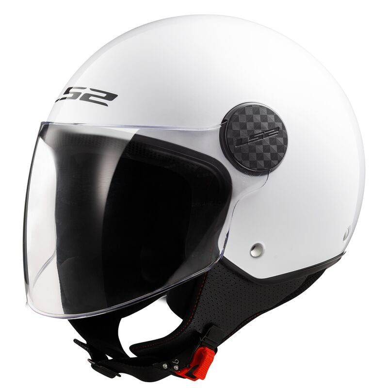 CASCO DEMI-JET SPHERE II GLOSS WHITE LS2