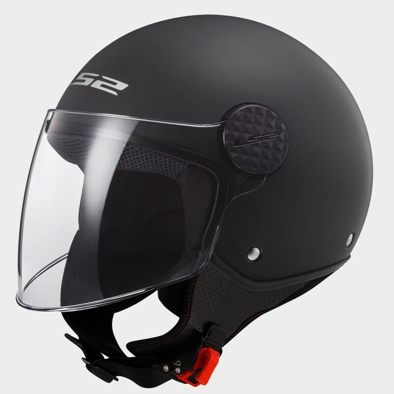 CASCO DEMI-JET SPHERE II MATT BLACK LS2