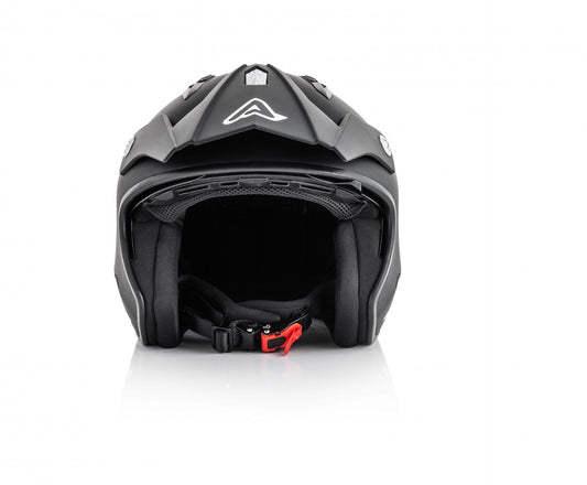 Casco jet con tesa Jet Aria 22.06 Nero Opaco Acerbis
