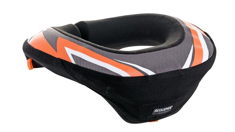 Collare cross bambino Sequence Neck Roll Nero Arancio Alpinestars