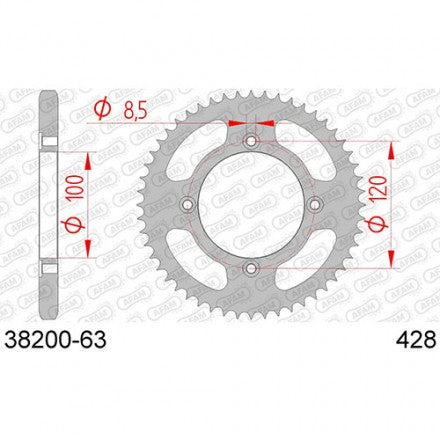 Corona Passo Passo 428 Z 63 Afam Beta RR 125 4T AC / LC - RR 50 2T (2005-2026)