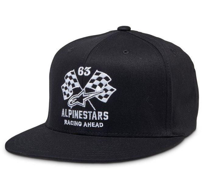 Cappello Flatbill Double Check Nero/Bianco Alpinestars