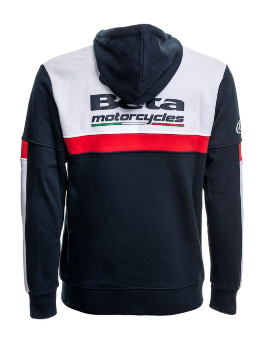 Team Replica Beta blue/red/white paddock hoodie