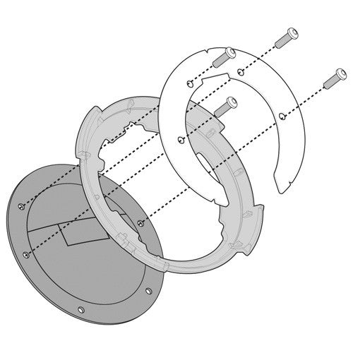 Flangia borsa tanklock Kawasaki Versys 1000 - Versys X 300 - Z 900