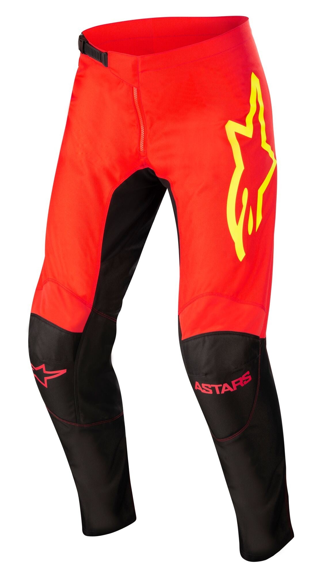 Pantaloni Fluid tripple pants Alpinestars rosso/giallo