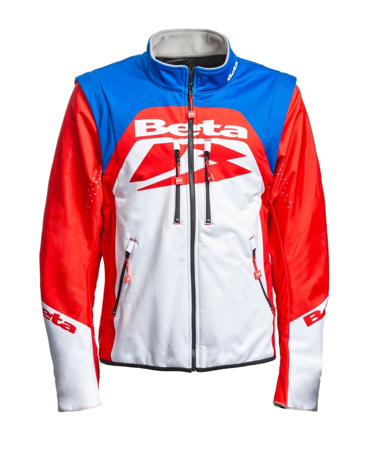 Giacca enduro softshell Beta rosso/bianco/blu