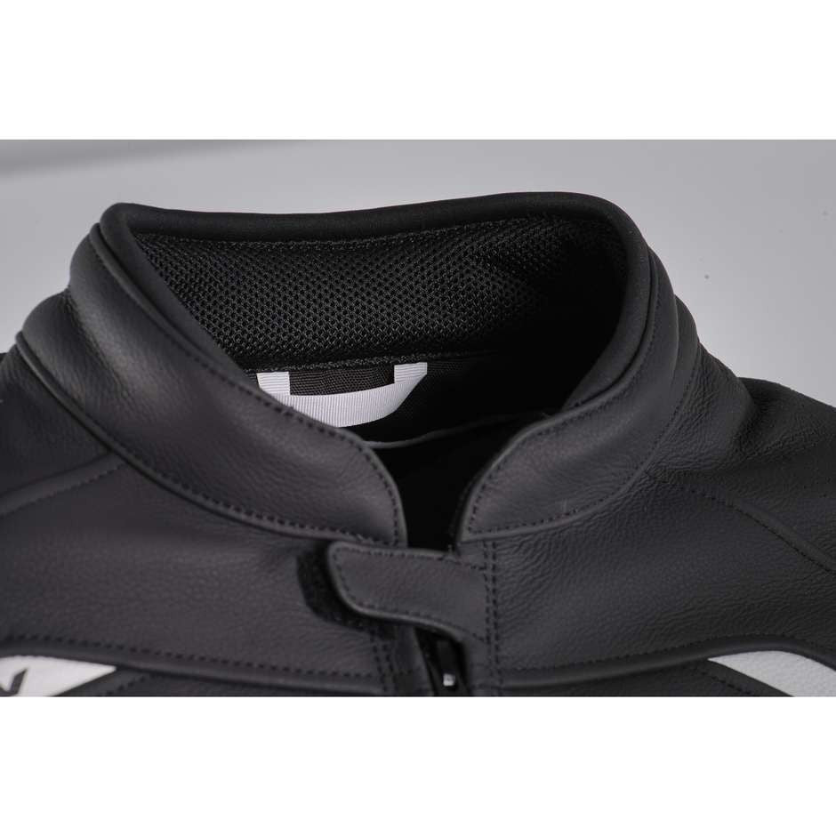 GIACCA IXON IN PELLE CEROS NERO/ANTRACITE