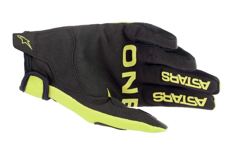 Guanti Cross Radar Giallo Fluo Nero Alpinestars
