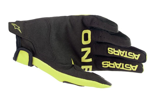 Guanti Cross Radar Giallo Fluo Nero Alpinestars