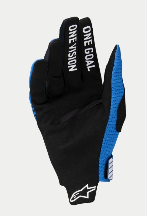 Guanti Cross Radar Pro Blu Alpinestars