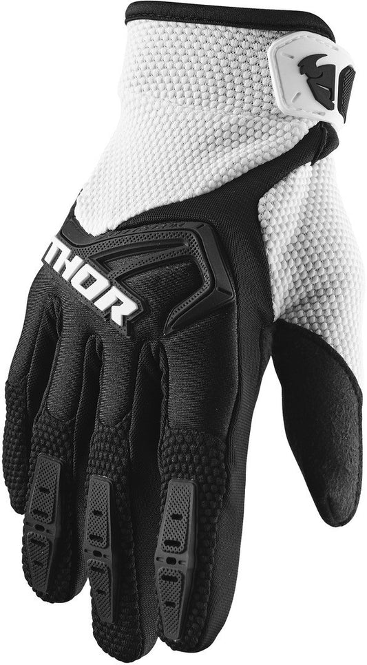 Guanti cross Thor Spectrum Nero/Bianco