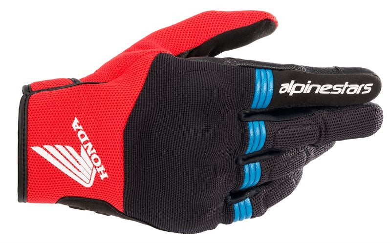 Guanti estivi Alpinestars Copper Honda rosso/nero/blu