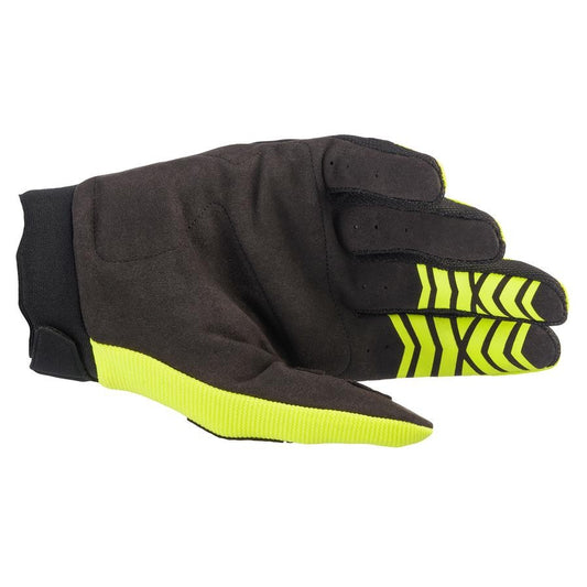 Guanti full bore Giallo Fluo Nero Alpinestars