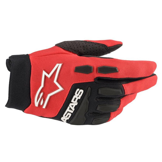 Guanti full bore rosso nero Alpinestars
