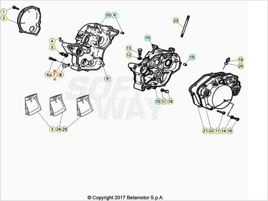 Guarnizione spia folle Beta RR 50 Enduro/Motard 2005-2020