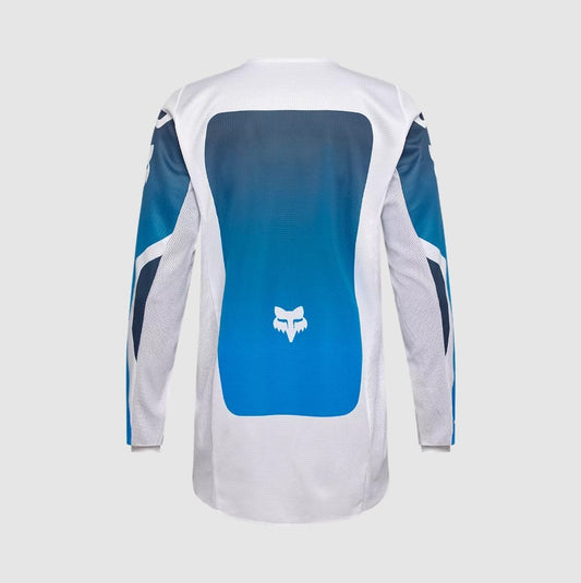 Kit Cross Enduro Fox 180 Shield – Maglia + Pantaloni Blu/Bianco