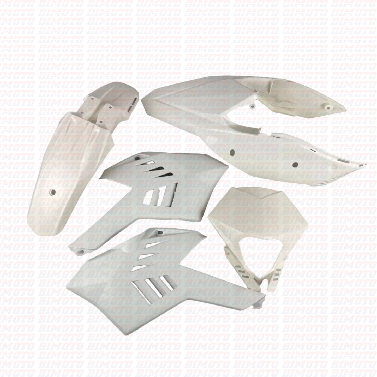 Plastics Kit Beta RR 125 4T LC motard 2013/2018 white