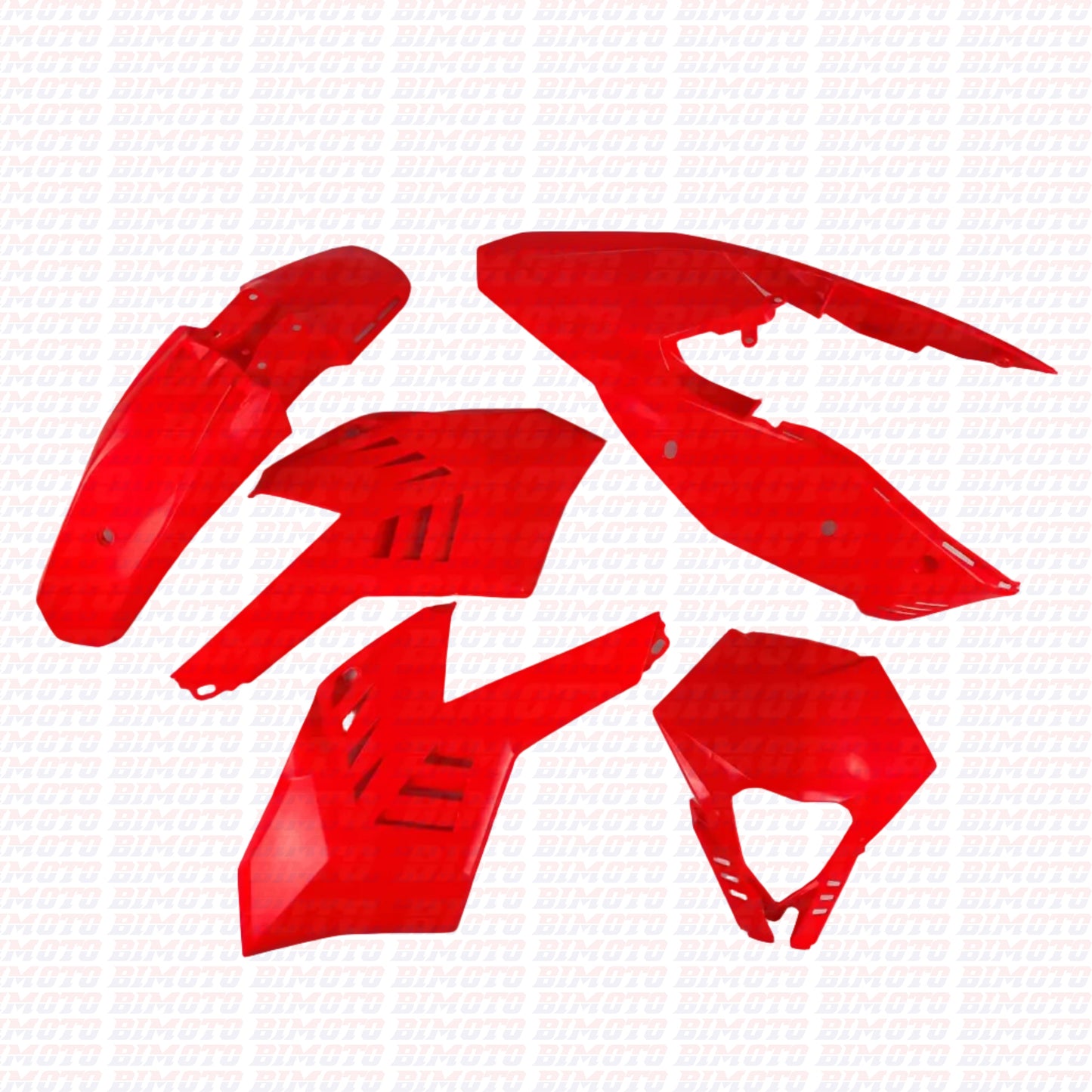 Kit Plastiche Motard Rosso Beta RR 125 4T LC (2013-2018) OEM