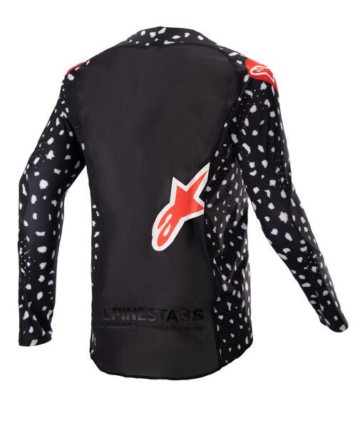 Maglia Cross Bambino Racer North Nero Rosso Alpinestars