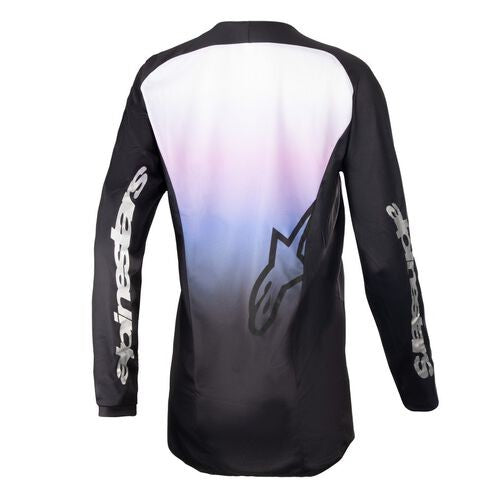 Maglia Cross Donna Stella Fluid Nero Viola Alpinestars