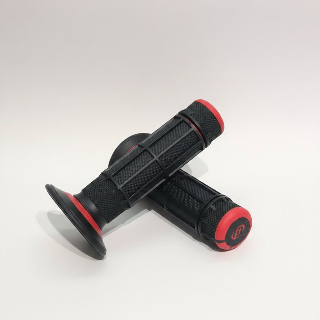 Manopole Originali Beta Rosso/Nero per Tutti i Modelli Enduro e Motard