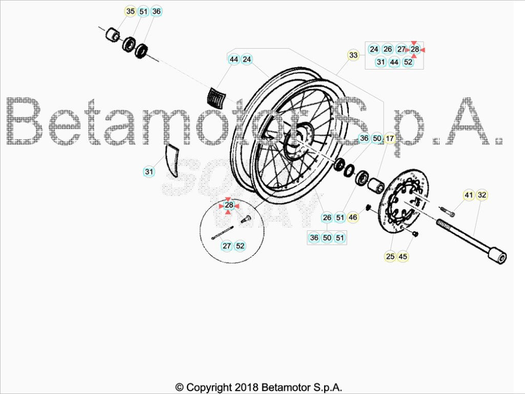 Niples D.4 Alp 125 / 200 / 350 4T (2007-2022) OEM 2310121000
