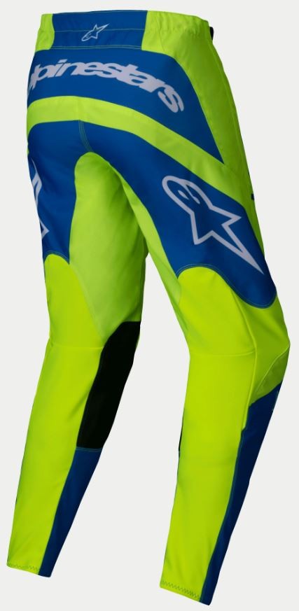 Pantaloni Cross Fluid Haul Giallo Fluo/Blu Alpinestars