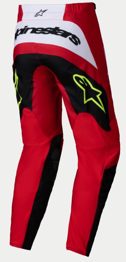 Pantaloni Cross Fluid Haul Rosso Nero Alpinestars