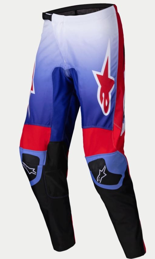 Pantaloni Cross Fluid Wurx Viola/Rosso Alpinestars
