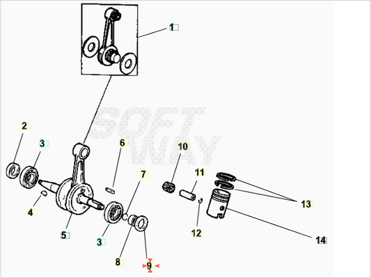 Paraolio di banco 24X35X7 Beta RR 50 2005-2024 AM6