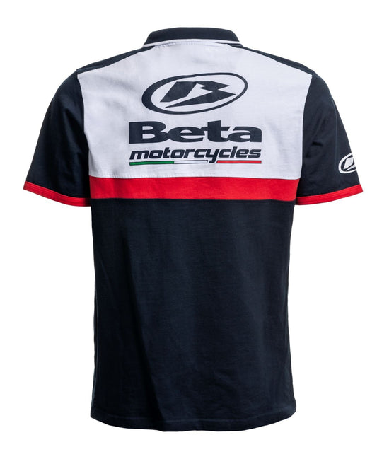 Replica Team paddock polo shirt Beta blue/red/white