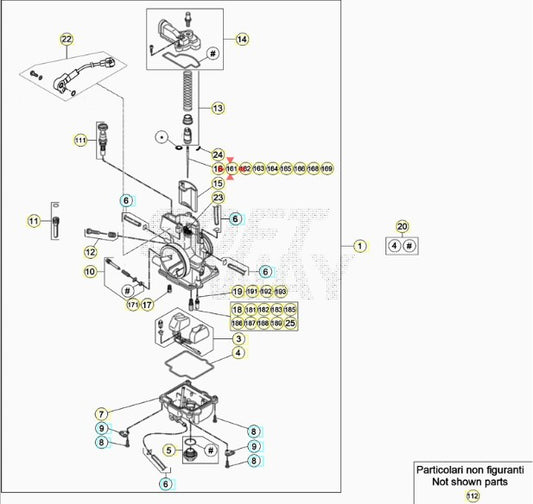 SPILLO KEIHIN NOZJ Beta RR 125 250 300 2T (2013-2026) OEM 026120230000