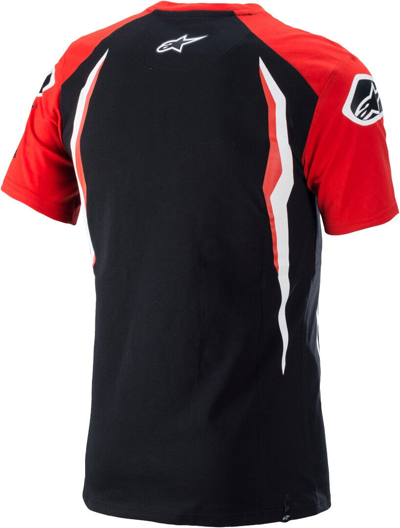 T-shirt maglia Honda Alpinestars rosso/nero/bianco