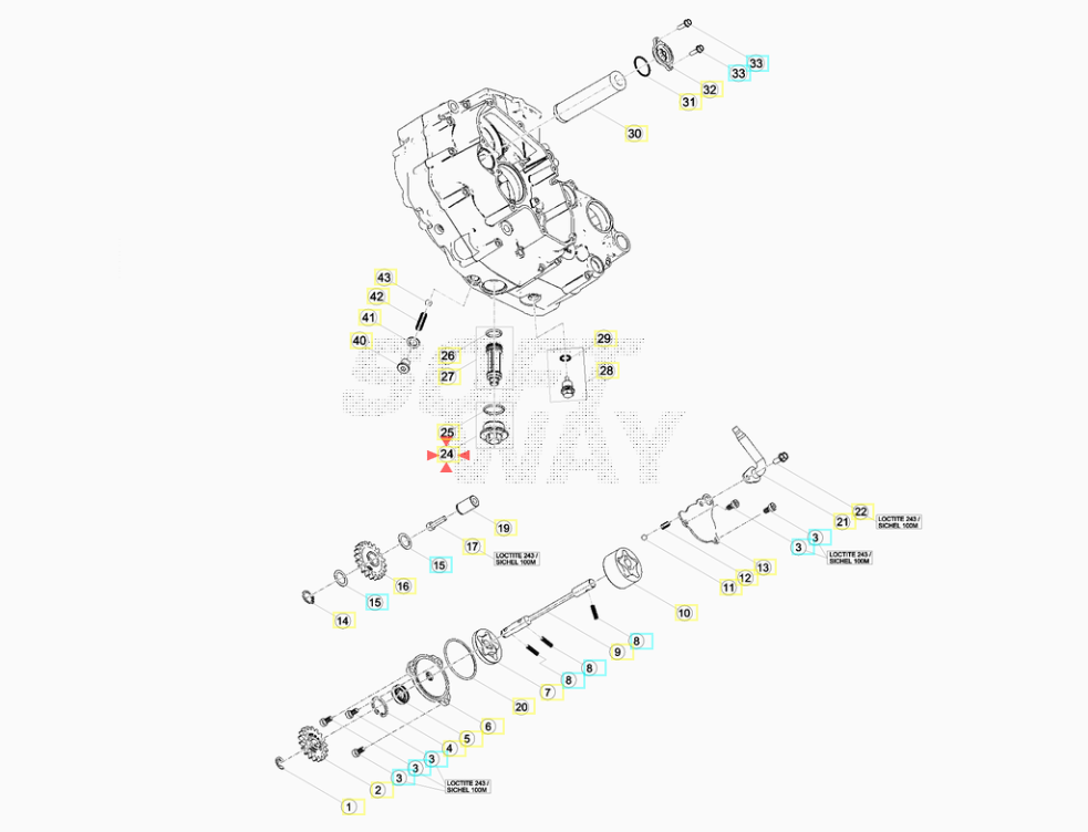 Tappo Scarico Olio Motore Beta RR 4T (2015-2026) - RR 350 Factory (2014) - RX 450 4T (2024-2026) OEM 029080508000