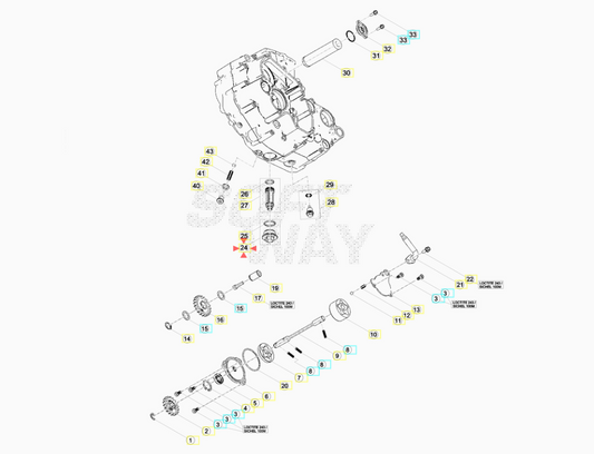 Tappo Scarico Olio Motore Beta RR 4T (2015-2026) - RR 350 Factory (2014) - RX 450 4T (2024-2026) OEM 029080508000